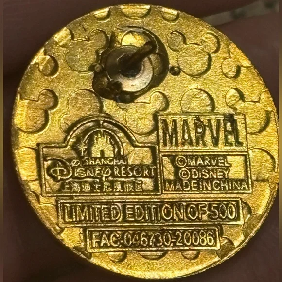 Disney Parks Shanghai Captain Marvel Icons Trading Pin - Captain Marvel - Picture 2 of 2